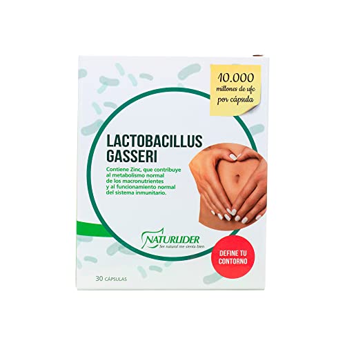 Naturlider - Lactobacillus Gasseri - Intestinal Probiotics - For Digestion, Weight Loss and Intestinal Flora - 30 Capsules