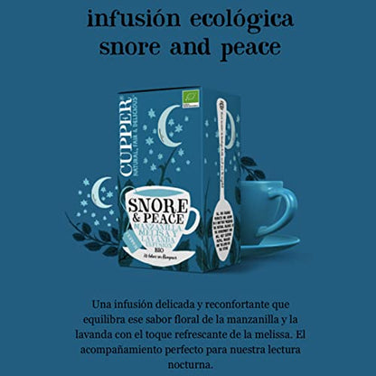Cupper Infusión Ecológica Snore&Peace, 20 Bolsitas