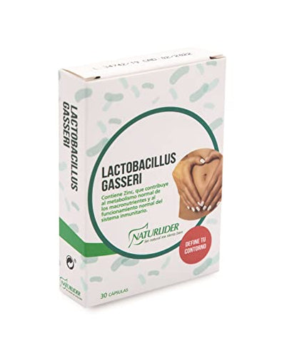 Naturlider - Lactobacillus Gasseri - Intestinal Probiotics - For Digestion, Weight Loss and Intestinal Flora - 30 Capsules