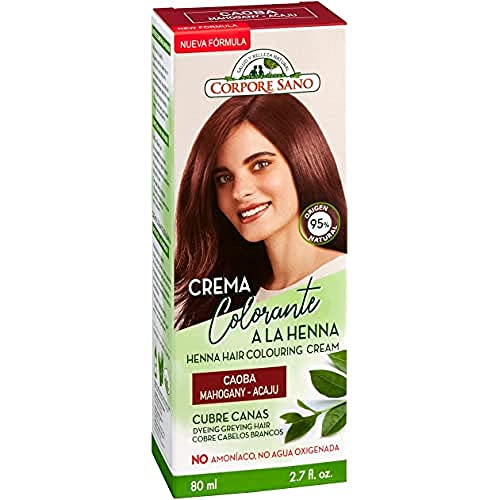 CREMA COLORANTE CABELLO CAOBA 80 ml