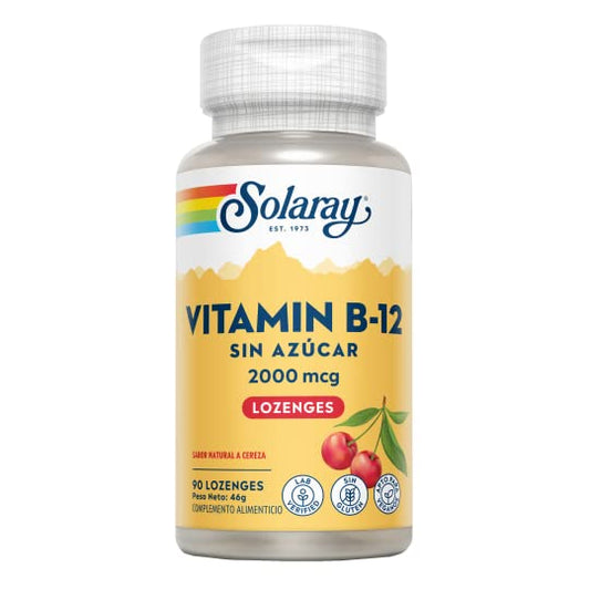 Solaray Vitamin B-12 - 90 tabls. sublinguales