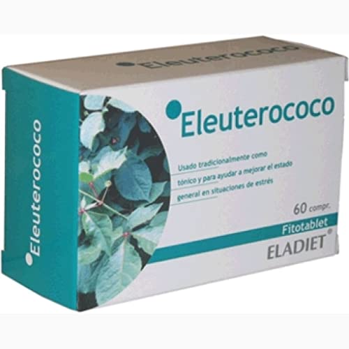 Eleutherococcus-Nahrungsergänzungsmittel – 60 Tabletten – hilft, Müdigkeit zu reduzieren – hilft, das Immunsystem zu stärken – hilft bei der Erholung – ideal für Zeiten mit größerem Stress – Eladiet