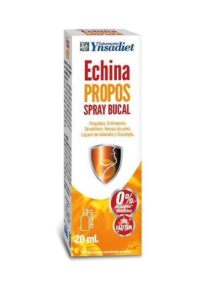ECHINA PROPOS | Spray Bucal - 20 ml | Própoleo, Echinacea, Grosellero, Yemas de Pino | Ynsadiet