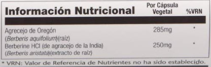 Solaray Berberine | Fórmula avanzada | Berberina | cápsulas, 60 VegCaps