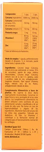 DietMed Curcumega Max 10.000mg - 60 Cápsulas