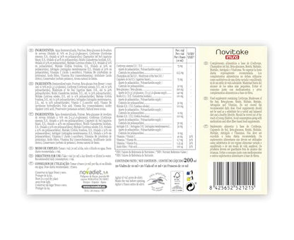 Novadiet - NOVITAKE IMUNO Viales con Vitamina C, Cordyceps, Champiñón del Sol, Reishi, Shiitake, Maitake, Astrágalo, Ayuda a Aliviar Catarros y a Mejorar las Defensas del Organismo - 20 Viales
