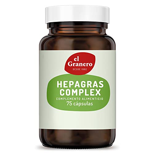 El Granero Integral - Food Supplement - Hepagras Complex - 75 Capsules - Based on Inositol, Choline and Methionine - Contributes to Liver Health and Normal Lipid Metabolism