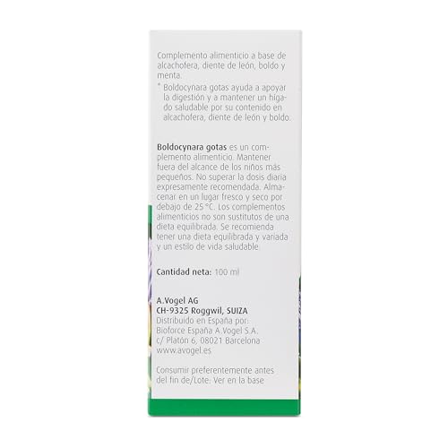 Boldocynara gotas | Apoya tus digestiones y mantén tu hígado saludable* | 100 ml | A.Vogel