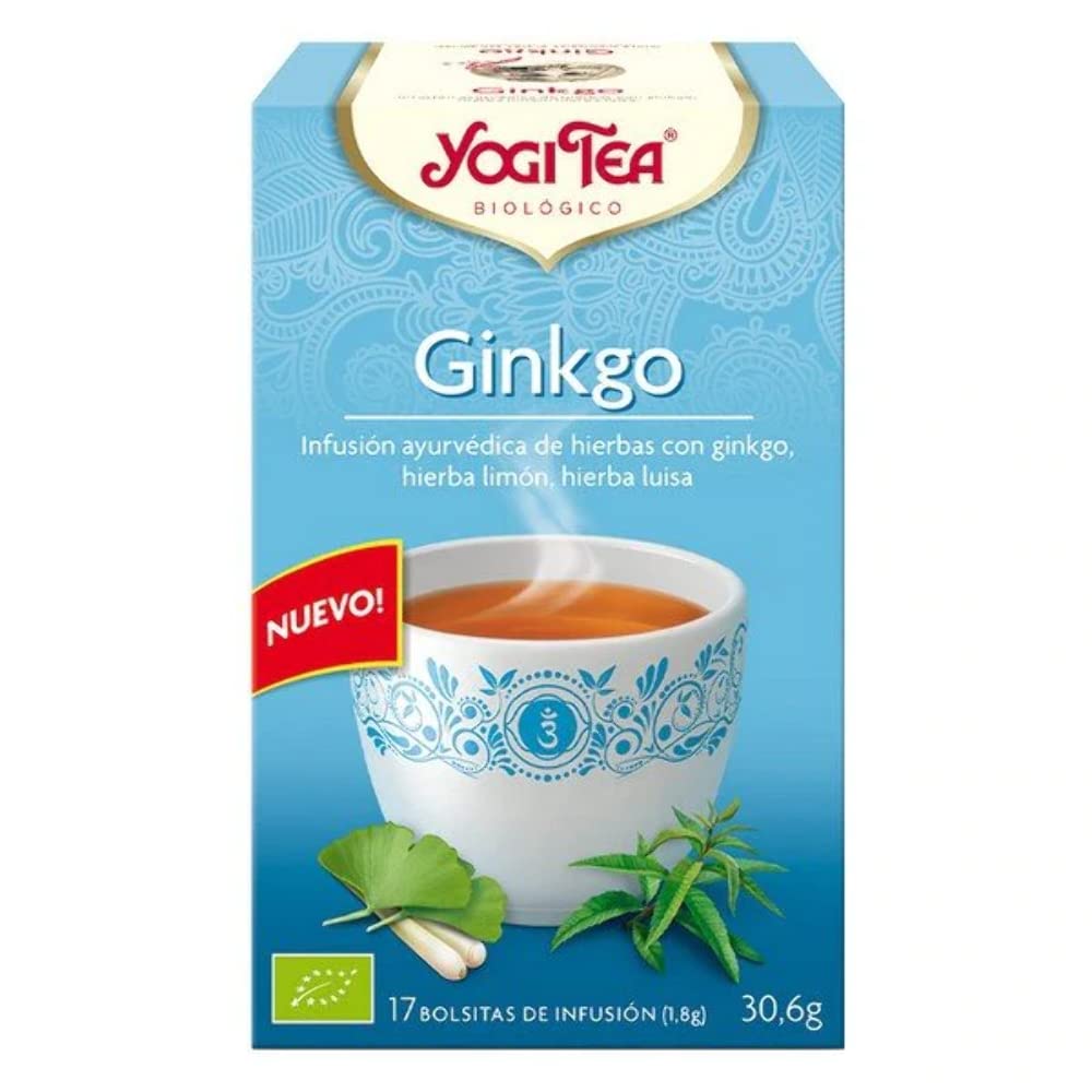 Yogi Tea Infusión de Hierbas Ginkgo - 17 bolsitas