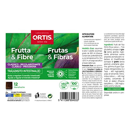 ORTIS - FRUTAS & FIBRAS FORTE 12 cubos