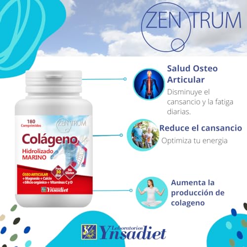 Hydrolyzed Marine Collagen - Ynsadiet -180 Capsules