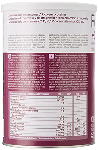 NaturGreen - Forticoll Colágeno Péptidos bioactivos en polvo sin gluten o lactosa, sabor Original, 300 gr