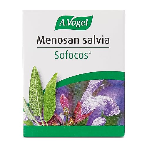 Menosan Salvia | Pastilla para Sudoración excesiva y sofocos en la menopausia* | 30 Comp. | A.Vogel