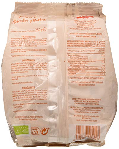 Sanavi Galletas Con Almendra Y Baobab 250 G 250 G 500 g