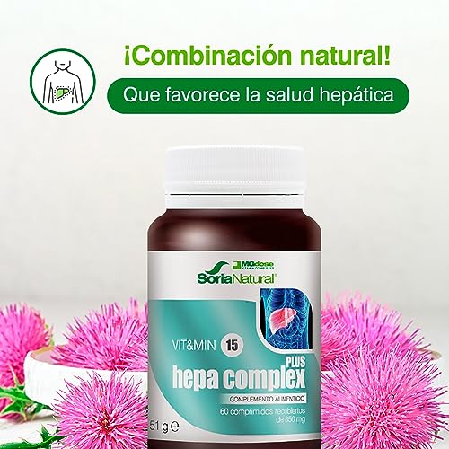 Soria Natural HEPACOMPLEX PLUS 60 COMP. 850 mg