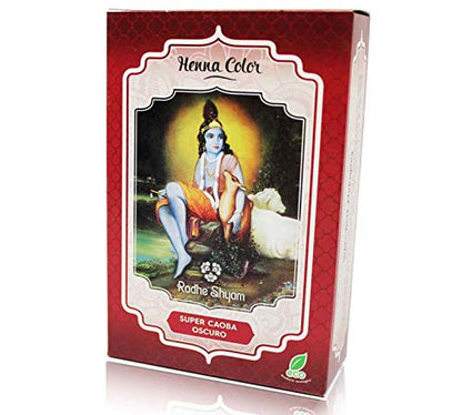 RADHE SHYAM HENNA SUPER CAOBA OSCURO POLVO