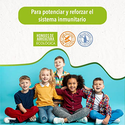 MICO NEO | SI Kids | 200 ml | Suplemento Alimenticio para Niños que Ayuda a Reforzar las Defensas | A Base de Hongos Bio, Plantas y Vitamina C | Con Reishi, Champiñón del Sol y Shiitake