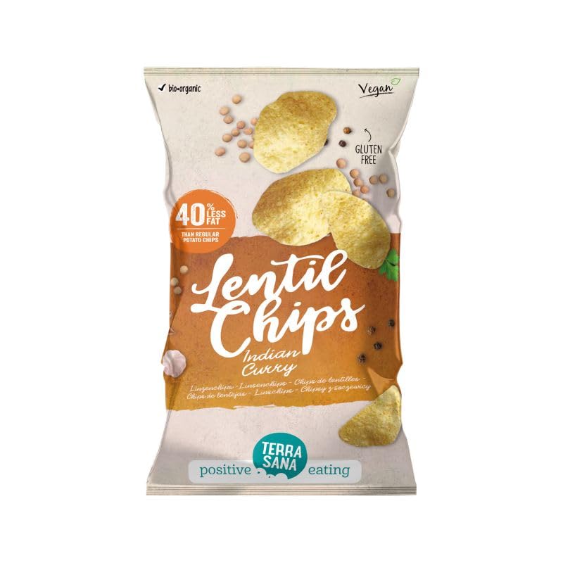 Chips de lentejas con curry hindú 75 g