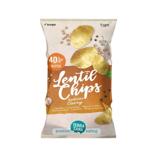 Chips de lentejas con curry hindú 75 g