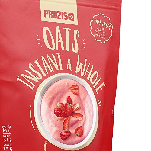 Prozis Instant Whole Oats, Strawberry and Cream - 1250 gr