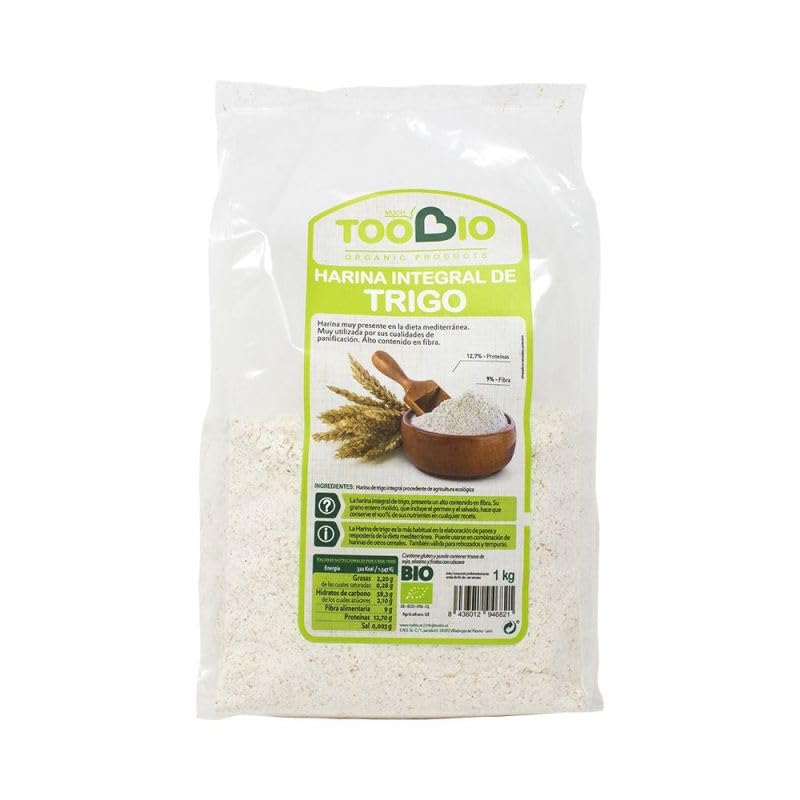 Toobio Harina Trigo Integral Bio Too Bio 1000 g