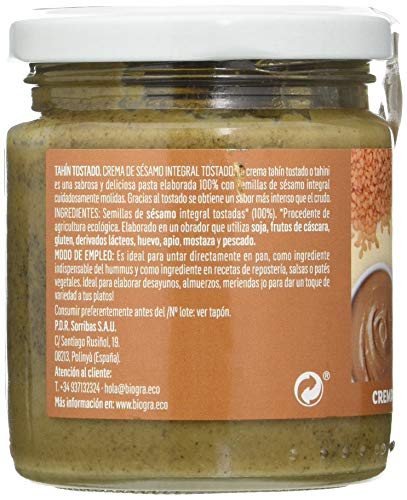 Biográ Tahin Integral 200G Biogra Bio Minimo 3Un Biográ 300 g