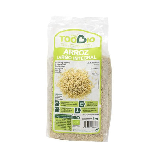 ARROZ LARGO INTEGRAL BIO 1KG TOO BIO