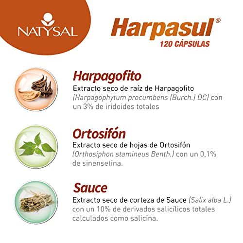 HARPASUL® 120 CÁPSULAS | Natysal | Complemento alimenticio que ayuda a mantener la flexibilidad y movilidad articular