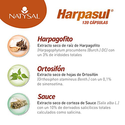 HARPASUL® 120 CÁPSULAS | Natysal | Complemento alimenticio que ayuda a mantener la flexibilidad y movilidad articular