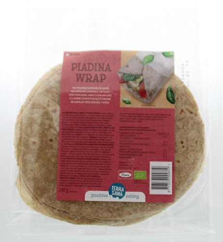 Terrasana Piadina Wrap De Harina De Trigo Integral Y Avena 2 240 G 240 ml