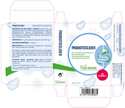 Naturlíder Probioticslíder Suplementos para Sistema Inmunitario - 20 gr