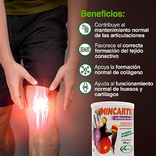 Soria Natural Mincartil Classic Bote - Mejora la Función Articular, Mantiene Huesos Fuertes - Nutrientes para la Salud Ósea - Silicio, Magnesio, Vitamina B, Calcio - Bote con 300g