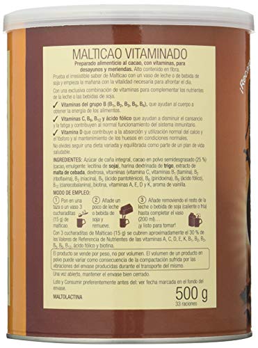 SANTIVERI Malticao (Antigua Maltolactina) 500 g