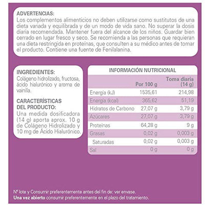 EPAPLUS Arthicare Hydrolysiertes Kollagen + Hyaluronsäure, Pulver 30 Tage, 305 g, Vanillegeschmack