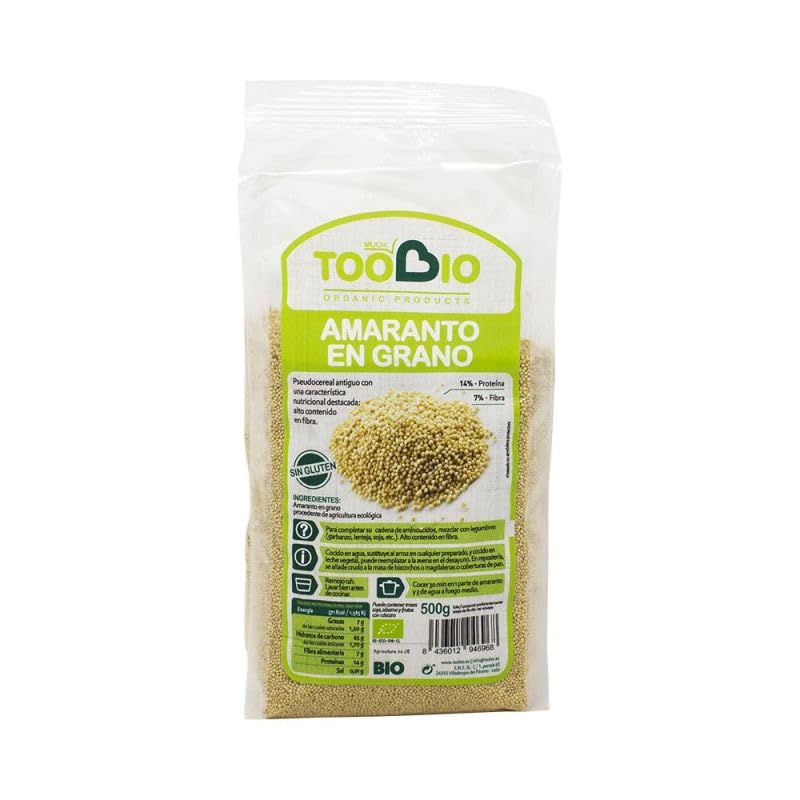 Toobio Amaranto Grano Bio 500G 500 g