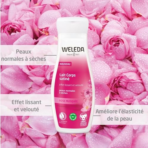 WELEDA Hagebutten Glättende Körpermilch, 200 ml