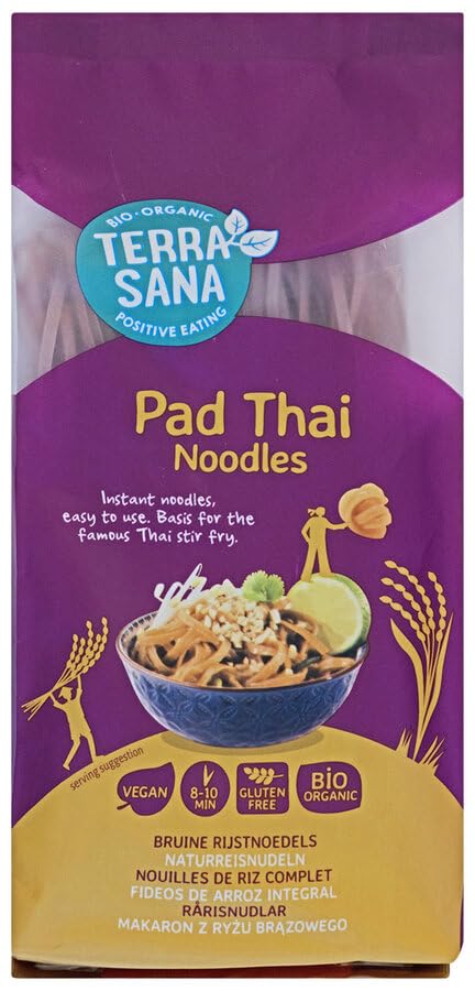 Fideos de arroz integral 100% pad Thai 250 g