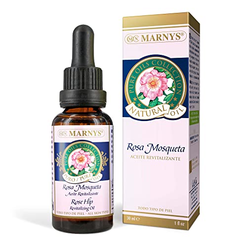 Marnys Aceite Revitalizante Rosa Mosqueta 100% Vegetal, 30 ml con pipeta