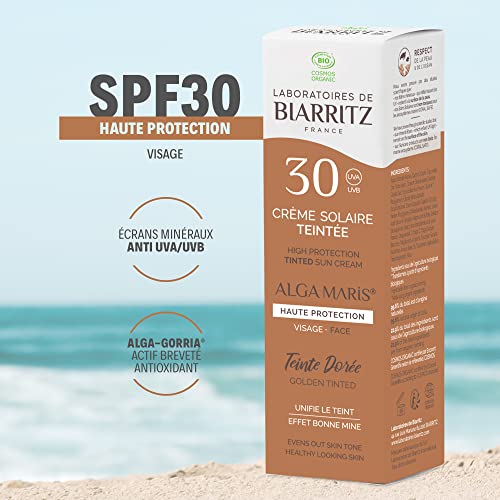 Laboratoires de Biarritz Alga Maris Alga Maris Getönte Sonnencreme LSF 30