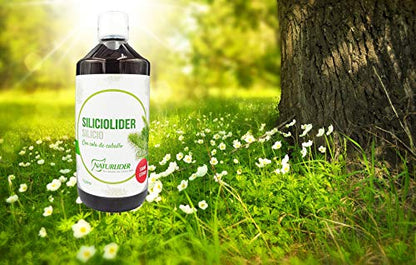 Naturlíder - Siliciolíder - Complemento con Silicio y Cola de caballo - Favorece la producción de colágeno - 1 litro