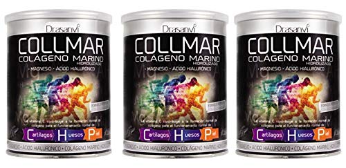 Drasanvi Collmar Colágeno Magnesio + Ácido hialurónico Sabor vainilla - 300 gr (pack 3 u.)