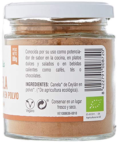 Vegetalia, Canela en Rama - 80 gr