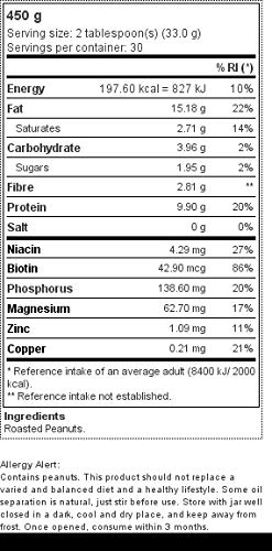 Prozis - Manteca de aráquidos clásica, 450 g, aterciopelada, sin piezas de cacahuetes, hecha de cacahuete tostado en seco, altamente proteico, alto contenido de fibra, buena fuente de vitaminas y minerales,