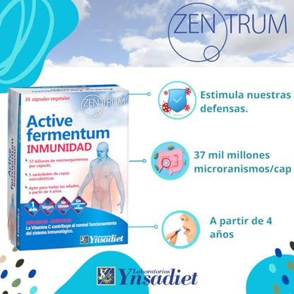 ACTIVE FERMENTUM ZENTRUM 30 cásp, Probiótico/inmunidad