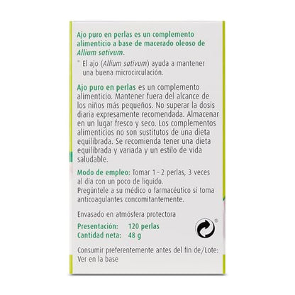 Ajo Puro | Salud vascular - Microcirculación* | 120 Perlas | A.Vogel, 47 gramo, 120