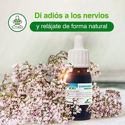 Soria Natural - COMPOSOR 05 - SEDANER COMPLEX S. XXI - Complemento alimenticio - Ayuda al descanso y relajación - 50 ml – Valeriana - Azahar - Pasiflora