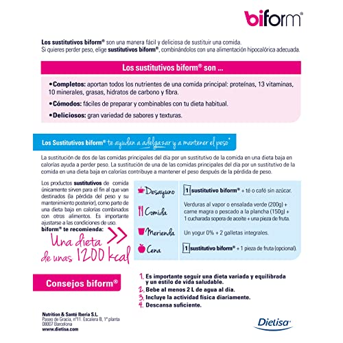 DIETISA BIFORM CREMA - Sustitutivo de Comida