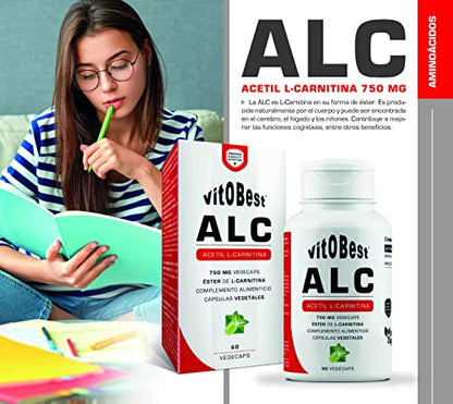 ALC ACETYL L-CARNITINE 60 VegeCaps.