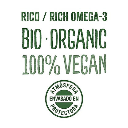 NaturGreen - Aceite Lino Bio, 100% Aceite de Semillas de Lino Ecológico, Rico en Omega-3, Primera Presión