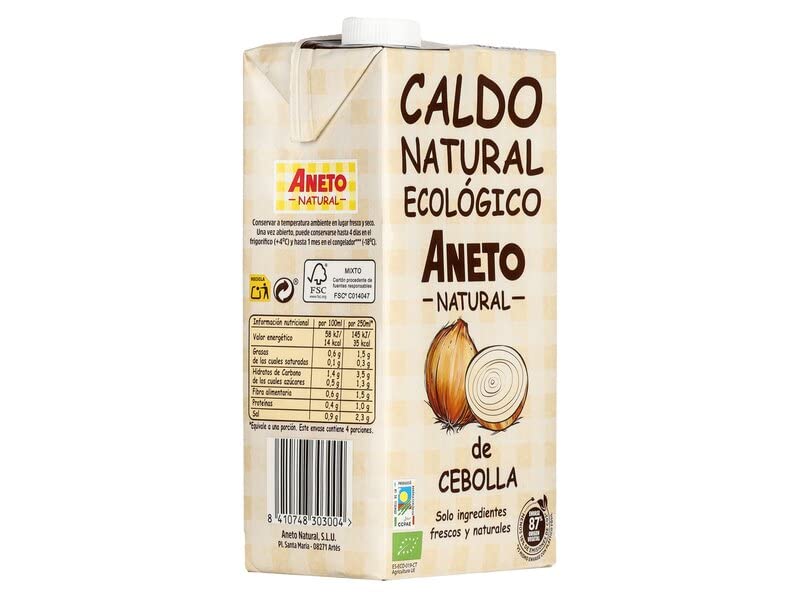 Aneto Natural Caldo Ecológico de Cebolla 1 Litro